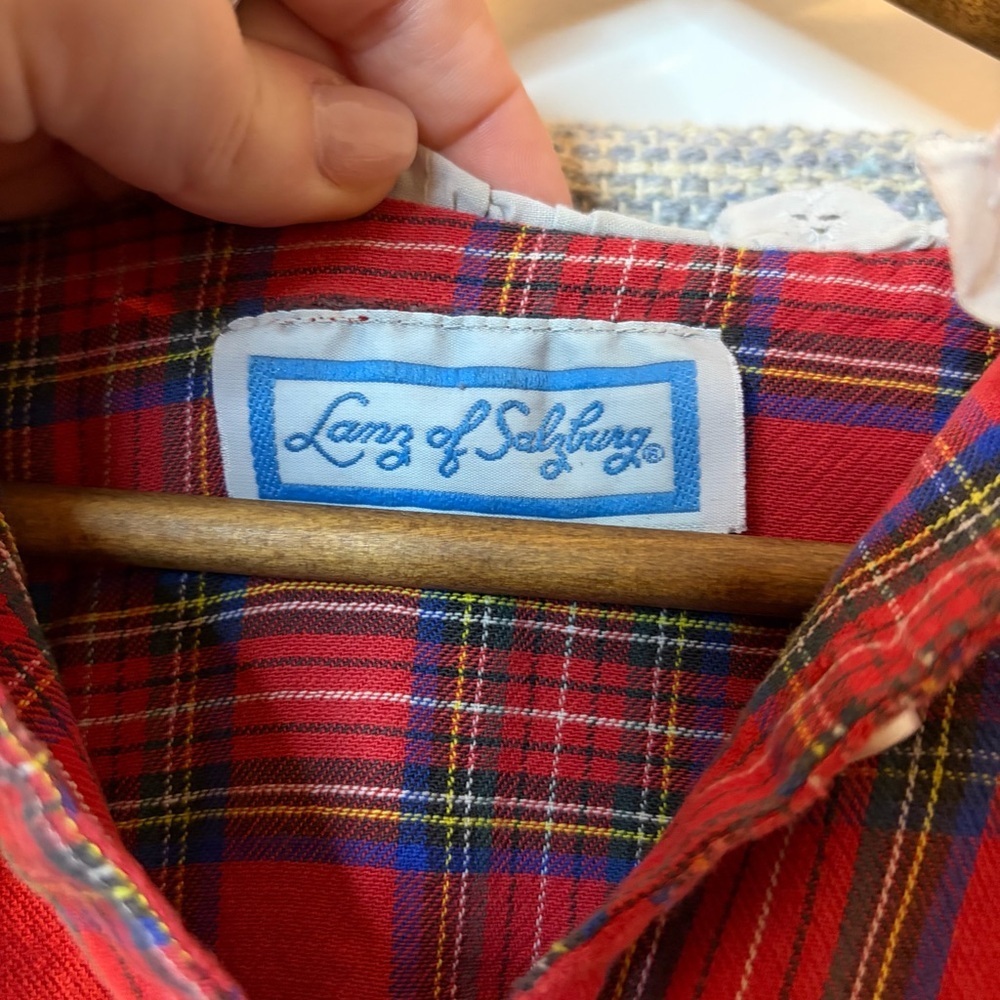 Vintage Plaid Nightgown - Picture 5 of 6